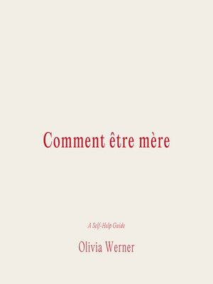 cover image of Comment être mère